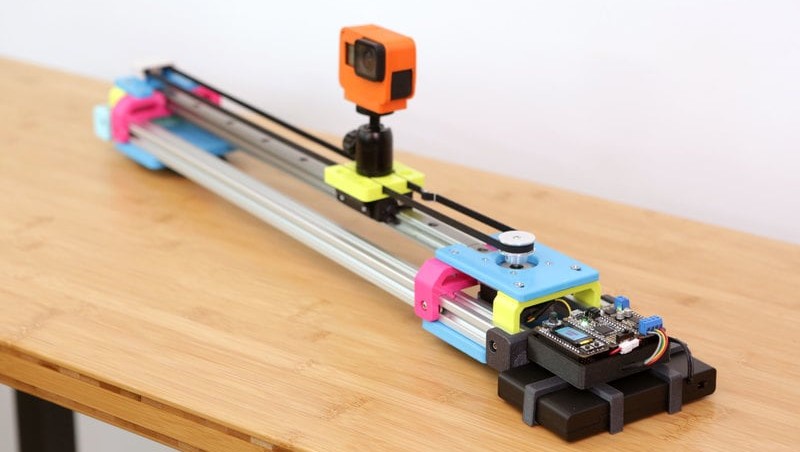 Slider motorizado para cámara